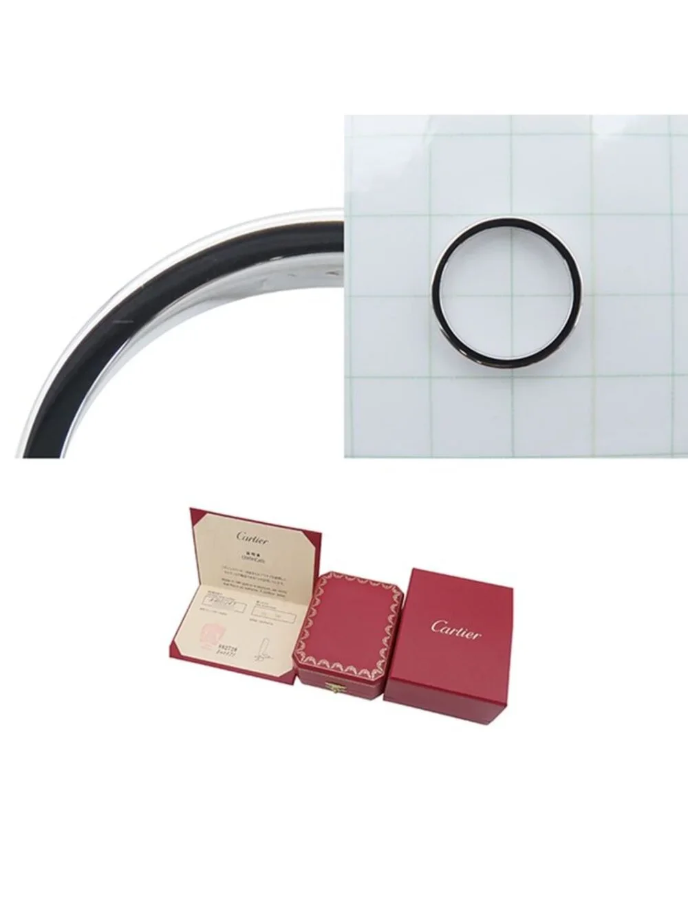 Cartier C de Cartier Wedding Ring Platinum Diamond